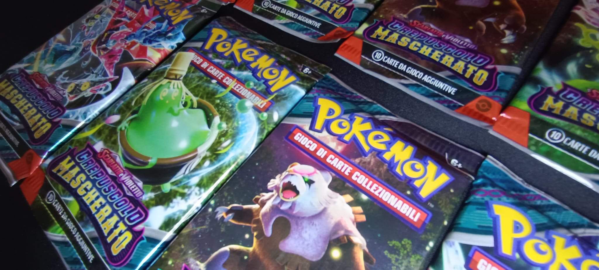 pokemon scarlatto POKEMON SCARLATTO E VIOLETTO - CREPUSCOLO MASCHERATO FOTO UNBOXING
